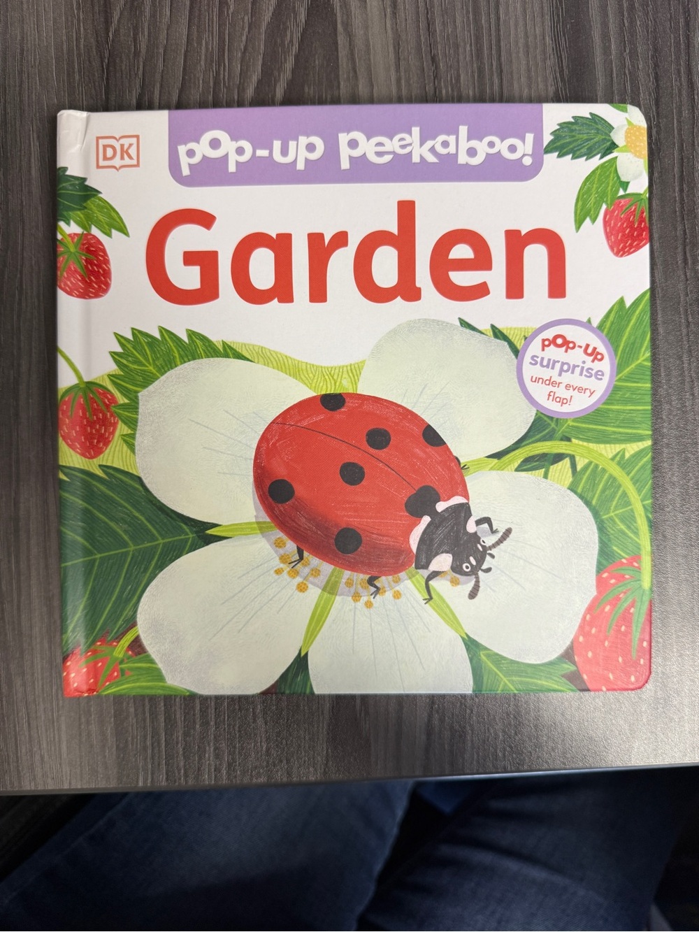 Pop-up Peekaboo! Garden - Red and White Interactive Kids Toy Book